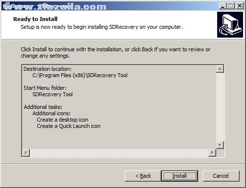 SDRecovery(存储卡恢复软件) v2.0免费版