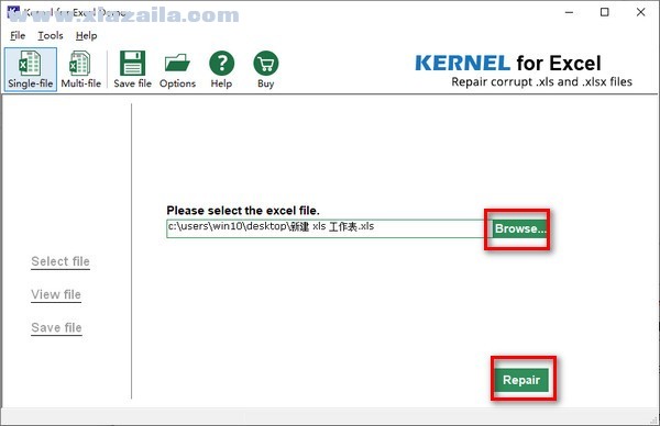 Kernel for Excel(Excel文件修复软件) v19.7官方版