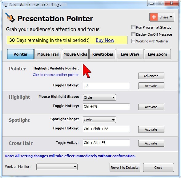 Presentation Pointer(演示文稿指针) v1.6.2官方版