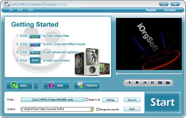 iOrgSoft Zune Video Converter(<a href=