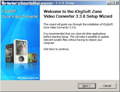 iOrgSoft Zune Video Converter(视频转换器) v3.3.8官方版