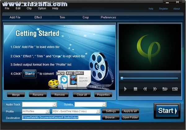 4Easysoft Video to MOV AVI MPEG Converter(视频转换软件) v3.2.22官方版