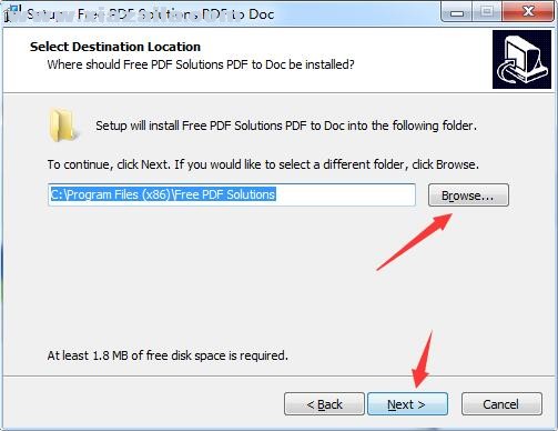 Free PDF to Doc(PDF转Doc软件) v1.0免费版