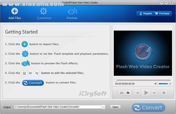 iOrgsoft Flash Web Video Creator(视频格式转换工具) v5.0.1官方版