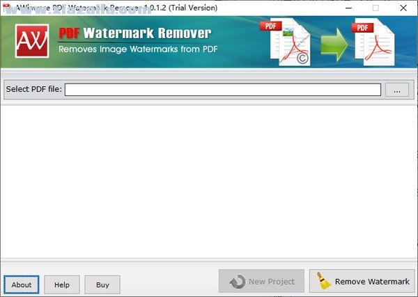 AWinware PDF Watermark Remove(PDF水印清除软件) v1.0.1.2官方版