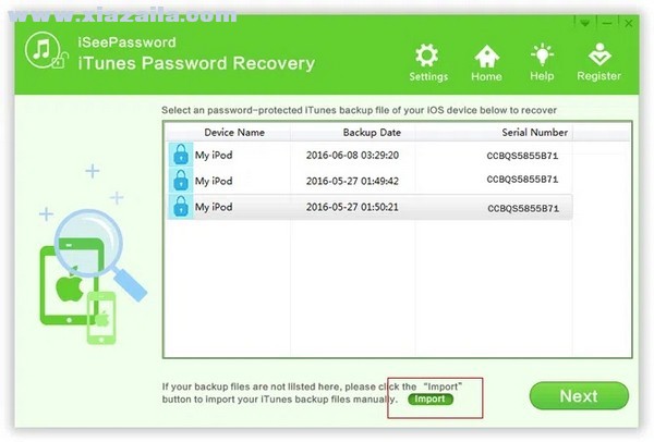 iSeePassword iTunes Password Recovery v2.1.3.0官方版
