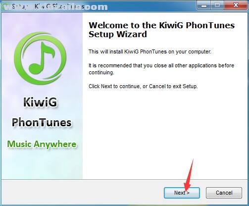 KiwiG PhonTunes(音乐同步传输软件) v2.5 官方版