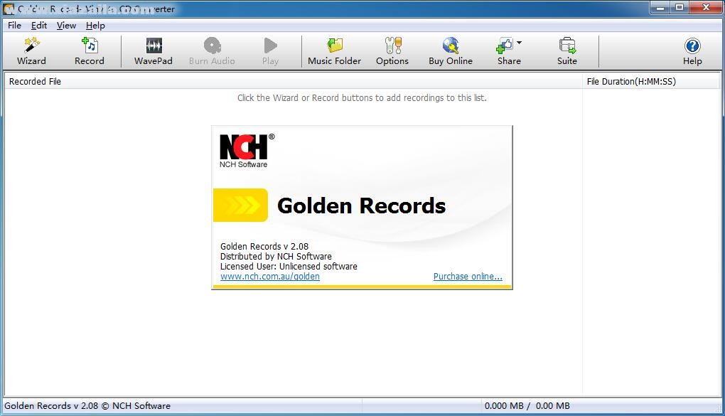 Golden Records Vinyl to CD Converter(磁带转CD软件) v2.08官方版