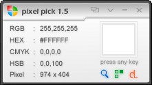 Pixel Pick(取色工具) v1.5绿色版