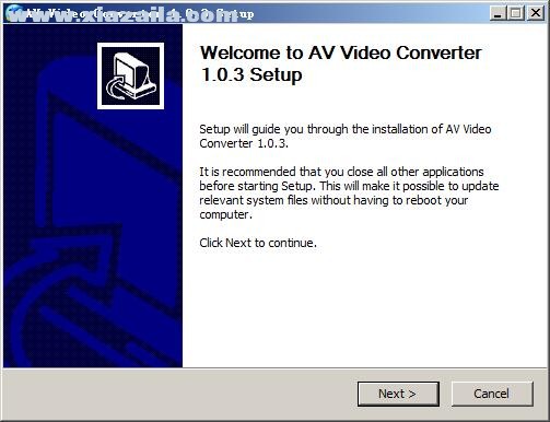 AV Video Converter(视频转换软件) v1.0.3官方版