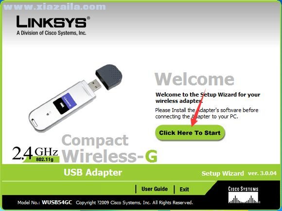 Linksys WUSB54GC无线网卡驱动 官方版