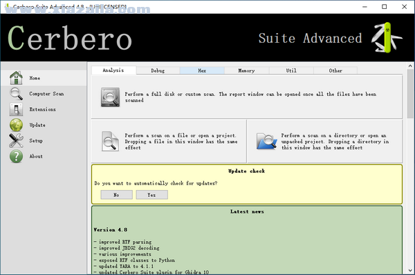 Cerbero Suite Advanced(恶意软件分析工具) v5.2.0免费版