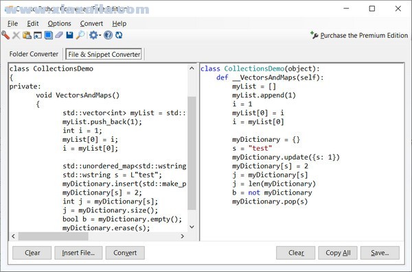 C++ to Python Converter(C++到Python转换器) v1.0.0.0官方版