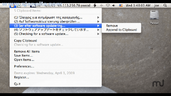 ClipList for Mac(剪贴板软件) v1.0.7