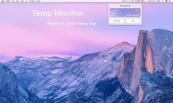 Temp Monitor for Mac(CPU温度监测软件) v1.3.1