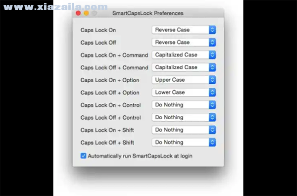 SmartCapsLock for Mac(大小写切换工具) v1.1