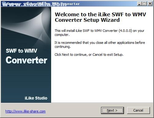 iLike SWF to WMV Converter(SWF转WMV工具) v4.0.0官方版