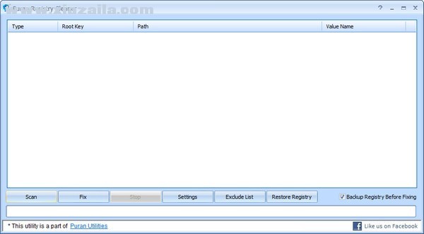 Puran Registry Cleaner(注册表清理工具) v1.2官方版