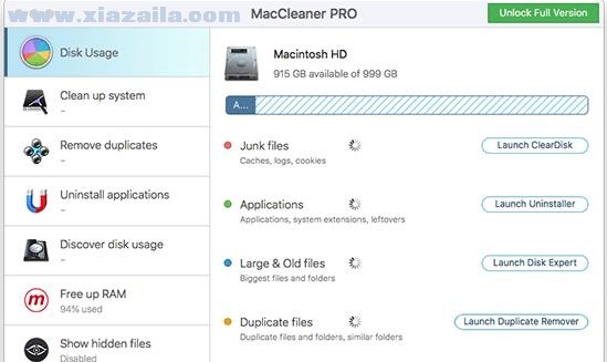 MacCleaner Pro for Mac(系统综合清理软件) v2.1