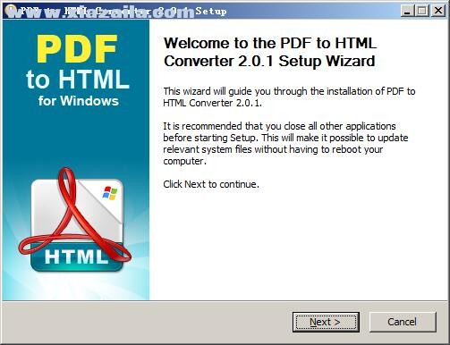 iOrgsoft PDF to HTML Converter(pdf文件格式转换工具) v2.0.1免费版