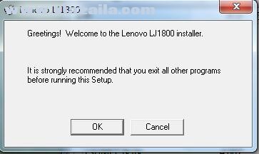 联想Lenovo LJ1800打印机驱动 官方版