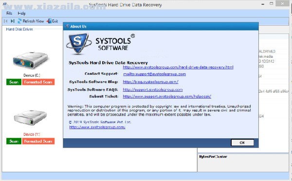 SysTools Hard Drive Data Viewer(文件修复软件) v15.0官方版