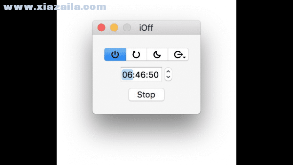 iOff for Mac(定时重启关机软件) v1.1.0