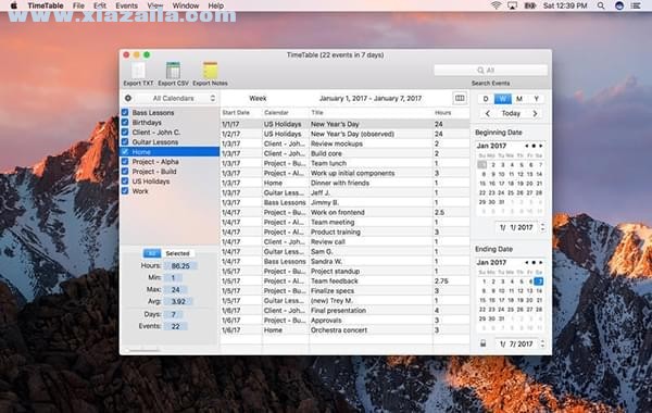 TimeTable for Mac(任务管理软件) v3.2