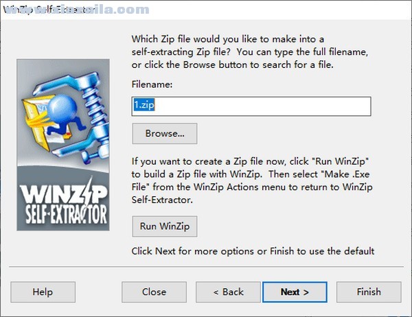 WinZip Self-Extractor(文件解压工具) v4.0官方版