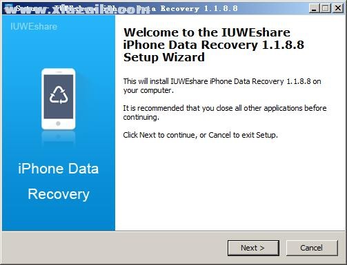 IUWEshare iPhone Data Recovery(专业级数据恢复工具) v1.1.8.8官方版