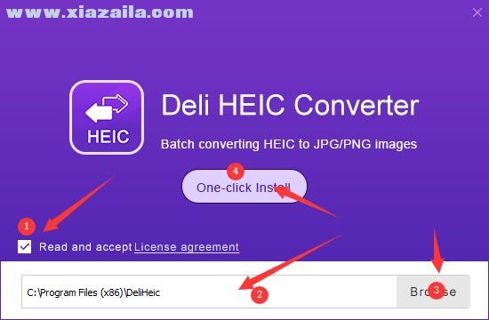 DELI HEIC Converter(heic图片格式转换工具) v1.0.5.1官方版