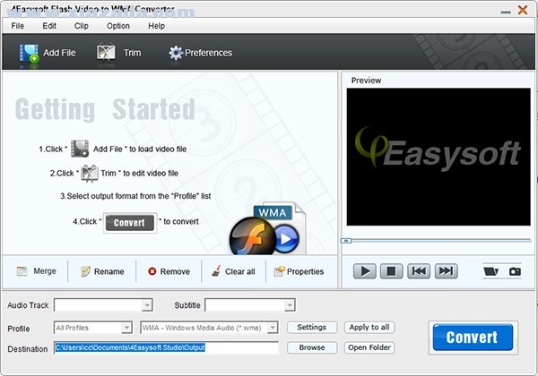 4Easysoft Flash Video to WMA Converter(音频提取工具) v7.05官方版