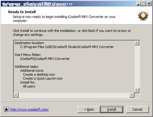 iCoolsoft MKV Converter(MKV视频转换器) v5.0.6官方版