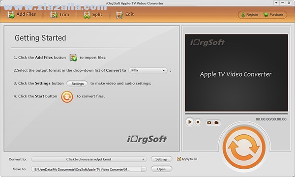 iOrgSoft Apple TV Video Converter(视频格式转换软件) v5.25官方版