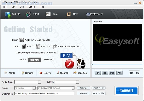4Easysoft FLV to Video Converter(FLV视频格式转换软件) v3.2.26官方版
