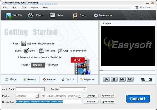 4Easysoft Free ASF Converter(ASF视频转换软件) v3.2.26官方版