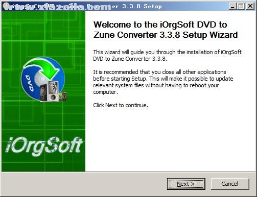 iOrgSoft DVD to Zune Converter(视频转换软件) v3.3.8官方版
