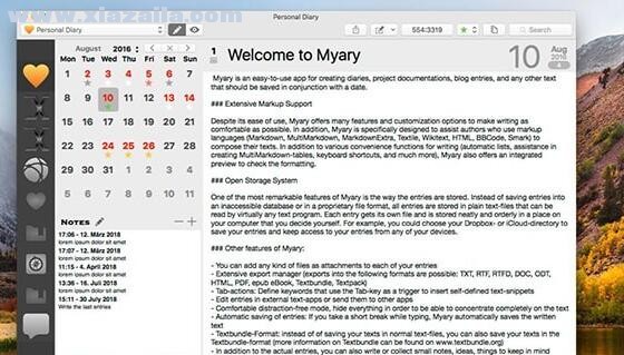 Myary for Mac(任务日历软件) v2.0.7