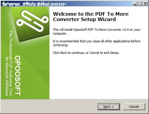 PDF To More Converter(PDF文件格式转换软件) v5.0免费版