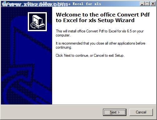 office Convert Pdf to Excel for xls(PDF文件格式转换软件) v6.5官方版