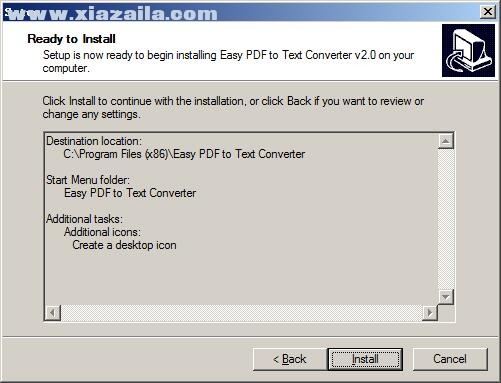 Easy PDF to Text Converter(pdf文件转换软件) v2.0免费版