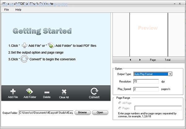 4Easysoft PDF to Flash Converter(PDF转换工具) v3.0.12官方版