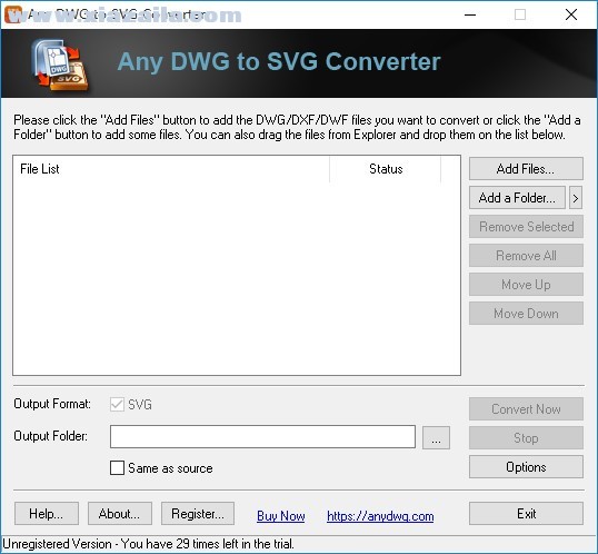 Any DWG to SVG Converter(DWG转SVG软件) v2020官方版