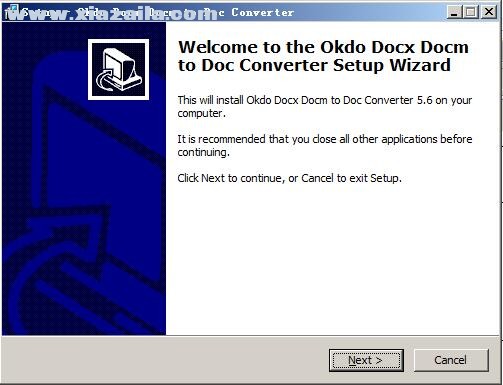 Okdo Docx Docm to Doc Converter(word文档转换工具) v5.6官方版