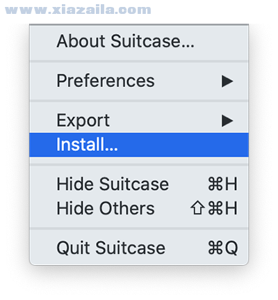 Suitcase for Mac(命令行工具) v1.0.0b8