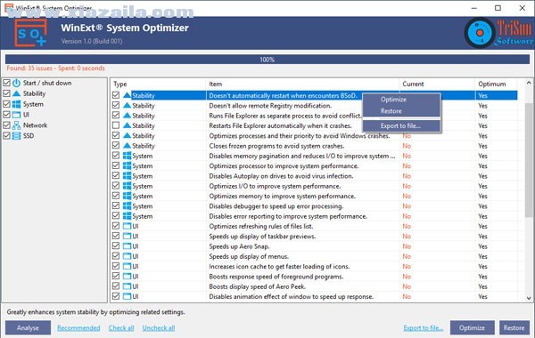 WinExt System Optimizer(电脑系统优化工具) v1.0官方版