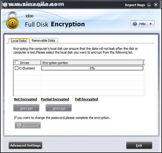 idoo Full Disk Encryption(硬盘加密软件) v2.0.0官方版