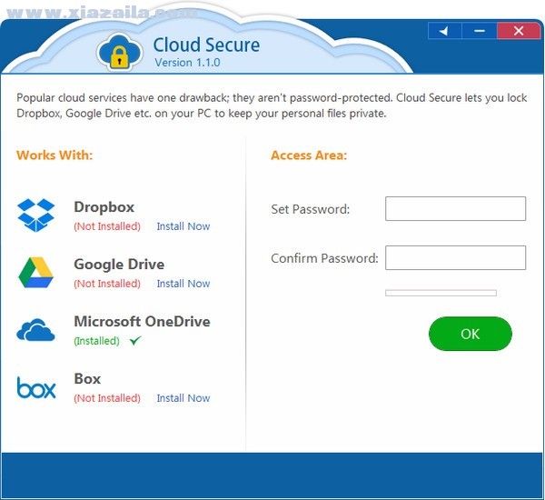 Cloud Secure(云文件夹加密软件) v1.1.2官方版