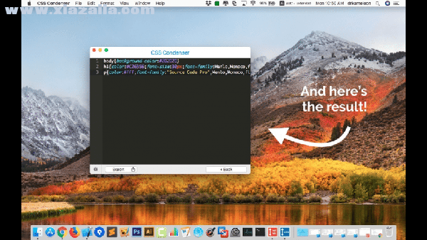 CSS Condenser for Mac(开发软件) v1.3