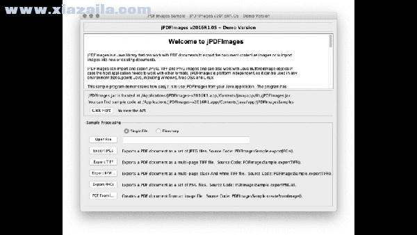 jPDFImages for Mac(PDF软件) v2016R1